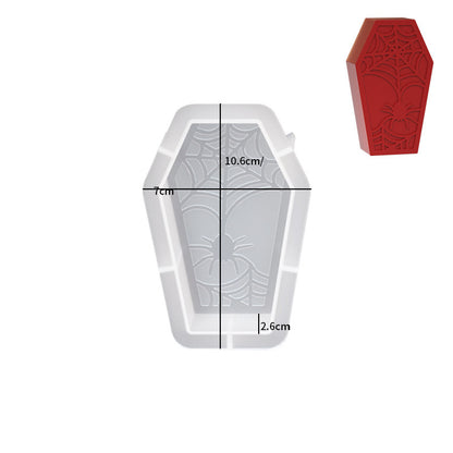 Halloween Silicone Candle Mold – Ghost & Pumpkin Shapes