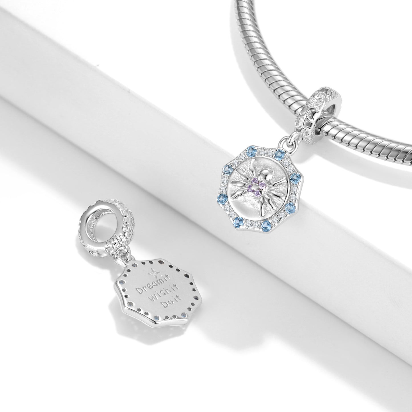 Halloween Spider Silver Pendant S925