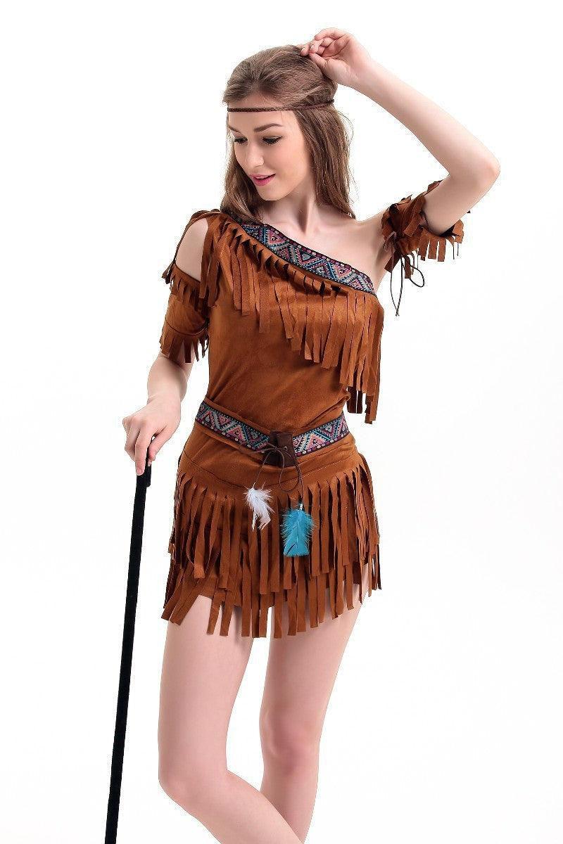 Women's Printed Halloween Costume Suit – Complete Set