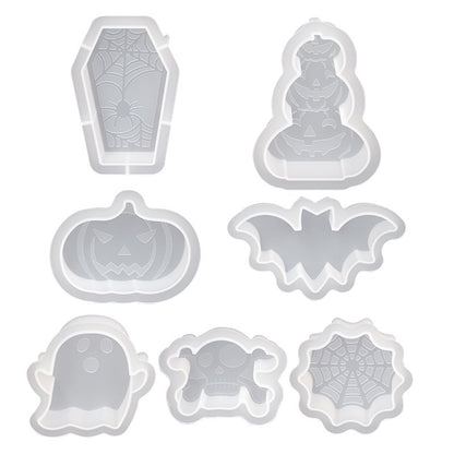 Halloween Silicone Candle Mold – Ghost & Pumpkin Shapes