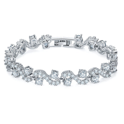 Women's Simple Fashion Hollowed-out Rhinestone Zircon Bracelet