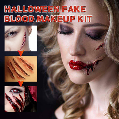 Halloween Fake Blood Makeup Set – Realistic Effects