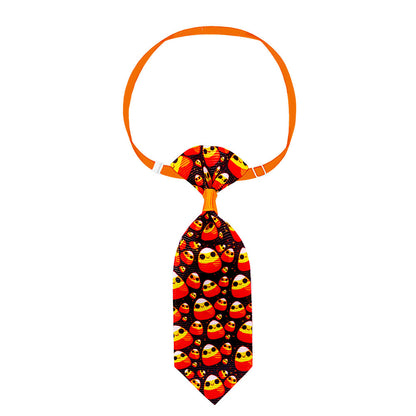Pet Halloween Skull Tie – Adjustable Costume Accessory