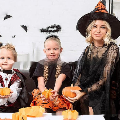 Halloween Bat Cloak Shawl – Black Party Costume