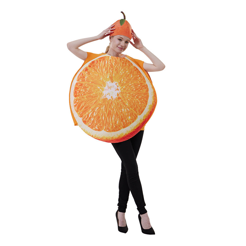 Halloween Orange Fruit Slice Costume