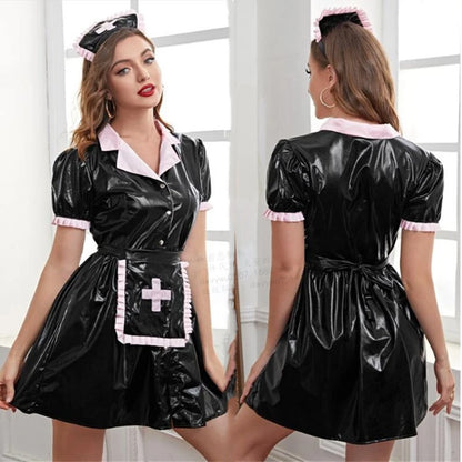 Sexy Halloween Nurse Costume Set for Women