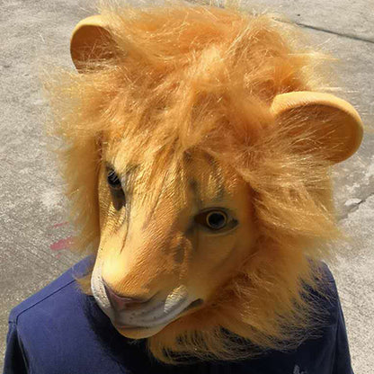 Cute Lion Latex Mask – Halloween & Costume