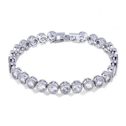 Women's Simple Fashion Hollowed-out Rhinestone Zircon Bracelet