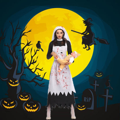 Halloween Nun Costume Dress
