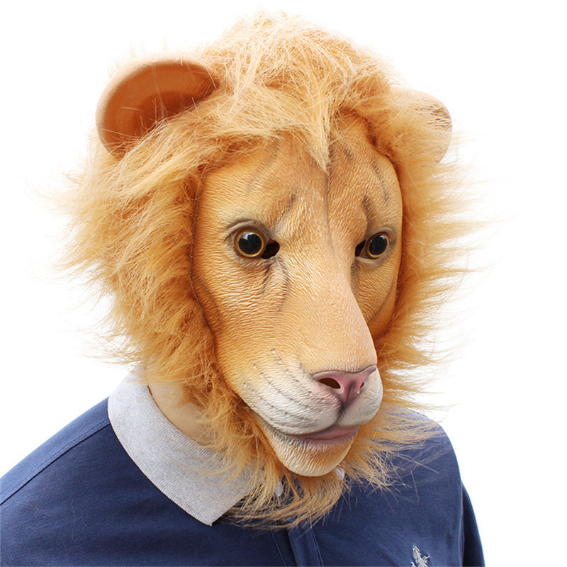 Cute Lion Latex Mask – Halloween & Costume