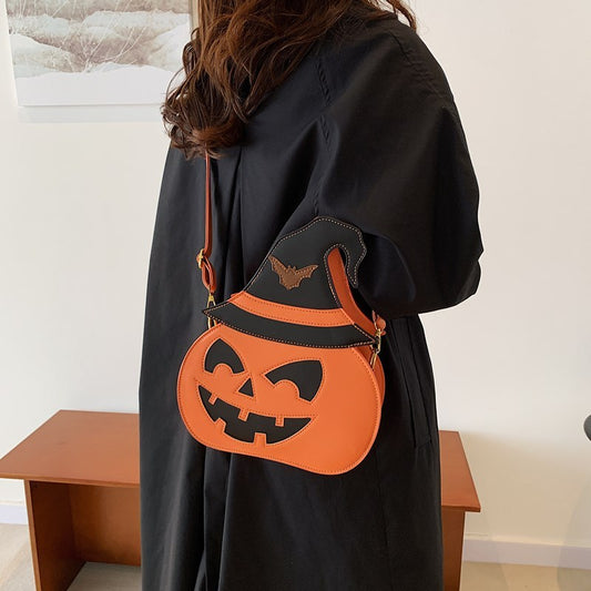 Halloween Pumpkin Shoulder Bag – Stylish & Cute