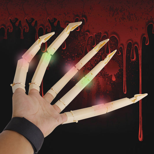 Halloween Glow Finger Claw – Party Prop Accessory