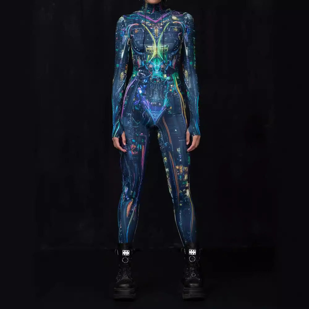 Halloween 3D Printed Tights for Adults