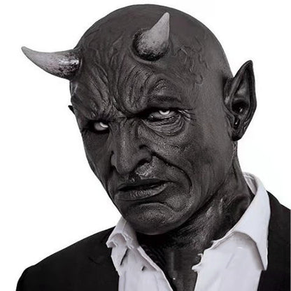 Horned Demon Latex Halloween Mask