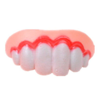 Halloween Funny Fake Teeth Toy – Silicone Dentures