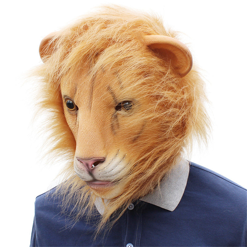 Cute Lion Latex Mask – Halloween & Costume