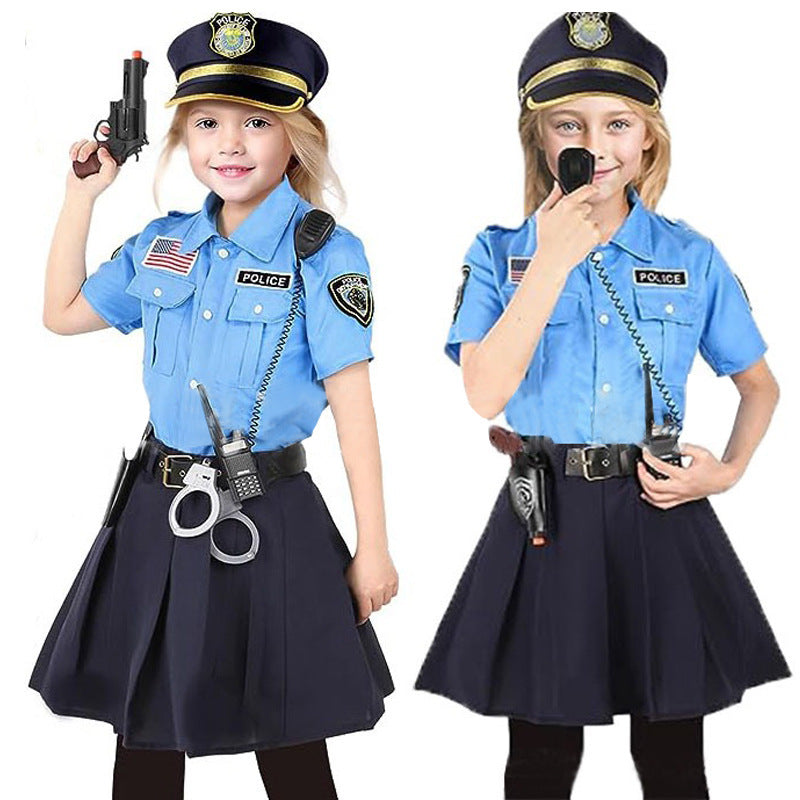 Kids Police Officer Halloween Costume