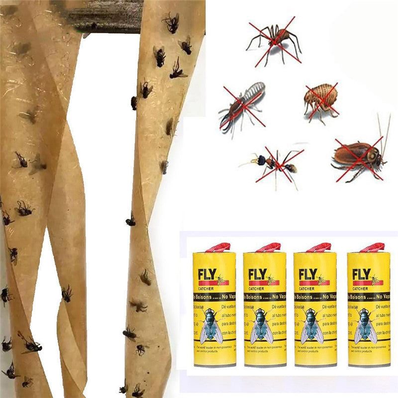 502 Super Glue Fly Roll — Non-Toxic Insect & Fly Trap for Home & Garden