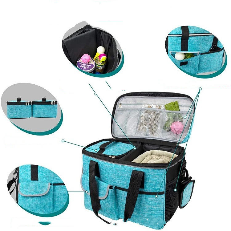 Dog Travel Storage Bag – Foldable Pet Food & Toy Organizer