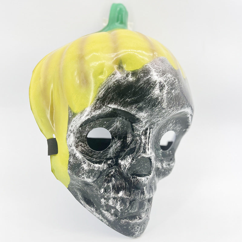 LED Glowing Pumpkin Skull Halloween Mask