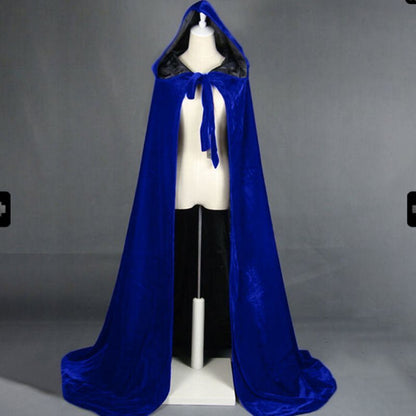 Velvet Halloween Cloak with Hood – Double Layer