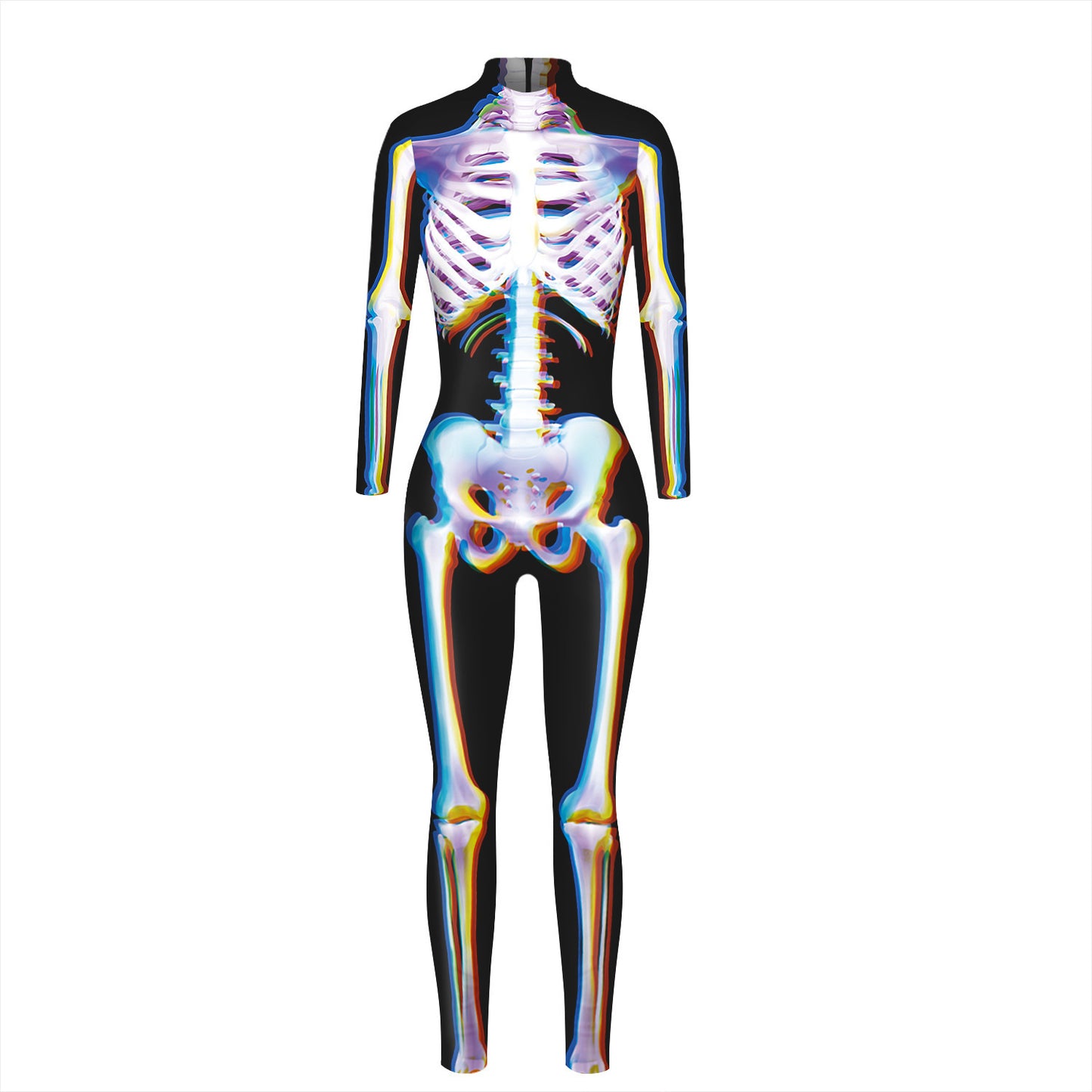 Halloween Women’s Skeleton Jumpsuit – Cosplay Costume