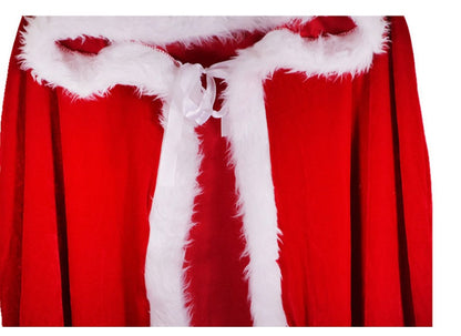 Halloween & Christmas Flannel Cape with Hood