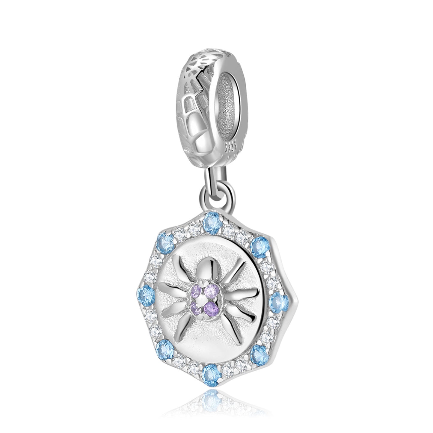 Halloween Spider Silver Pendant S925