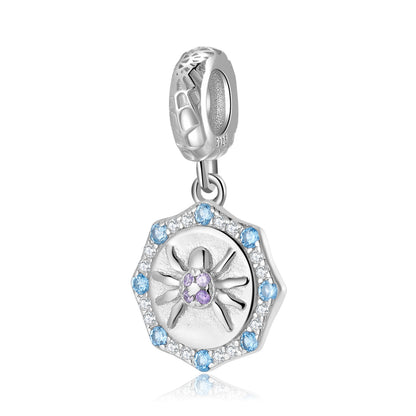 Halloween Spider Silver Pendant S925