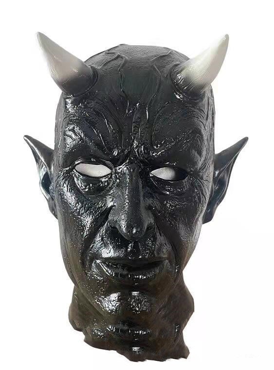 Horned Demon Latex Halloween Mask