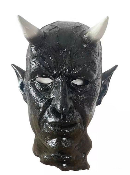 Horned Demon Latex Halloween Mask