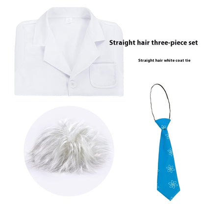 Children’s Halloween Scientist Costume – White Coat Set