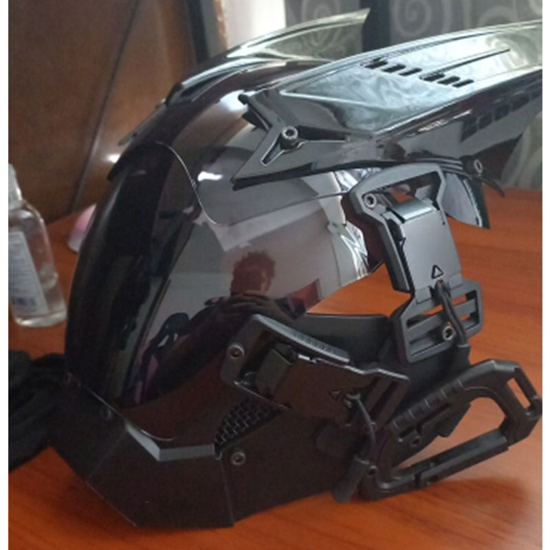 Sci-Fi Black Halloween Mask – Party Accessory