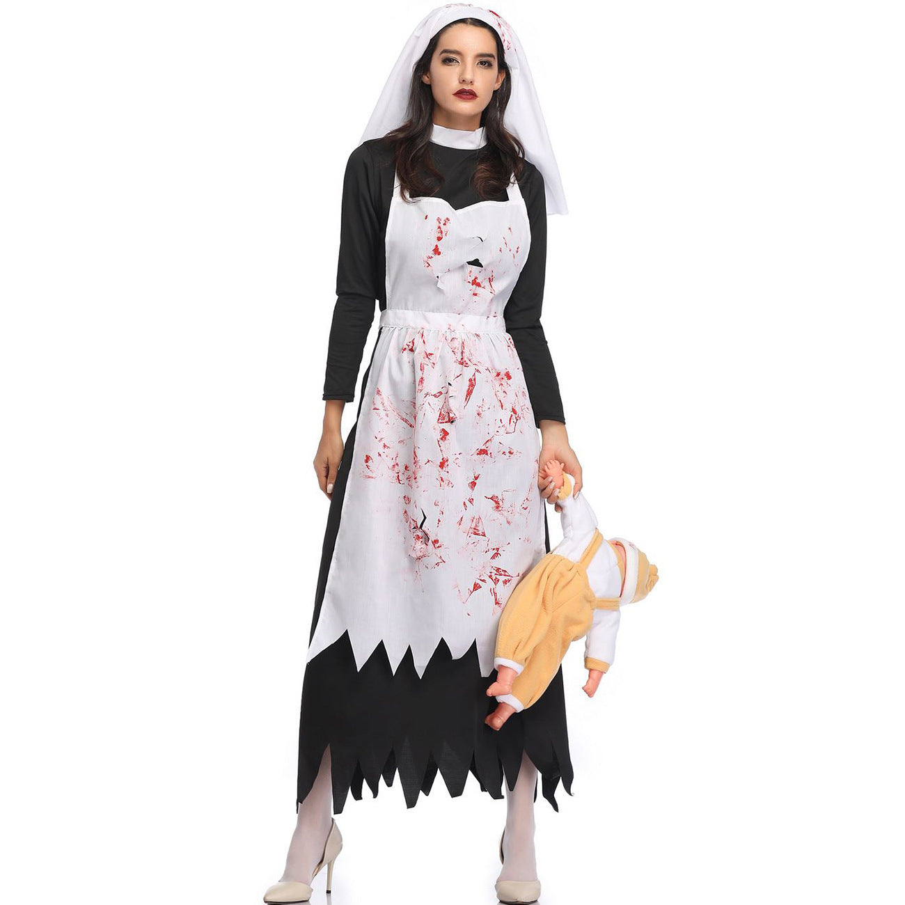 Halloween Nun Costume Dress