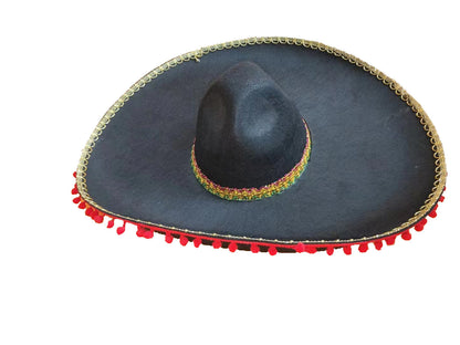 Mexican Cloak & Beard Hat – Halloween Party Costume