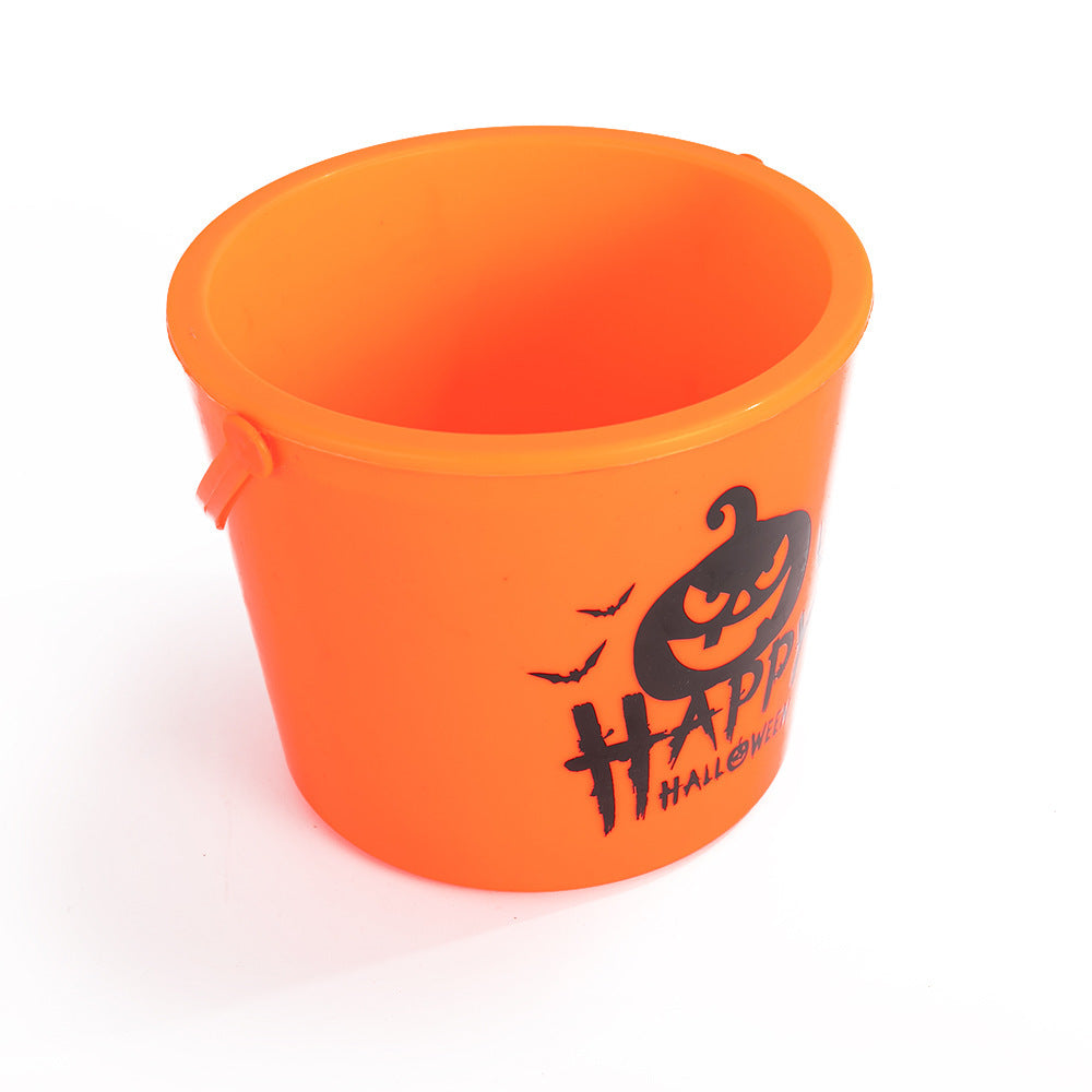 Halloween Glowing Pumpkin Bucket – Portable LED Toy