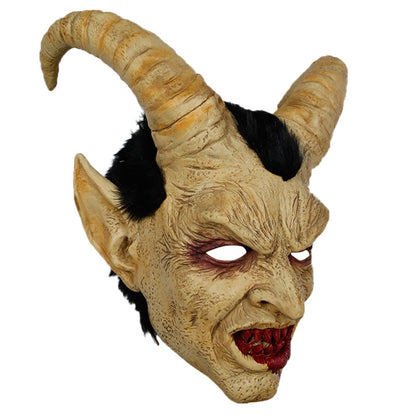 Halloween Horror Latex Lucifer Headgear Mask
