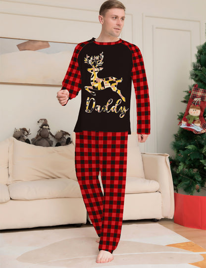 Deer Print Halloween Family Pajama Set