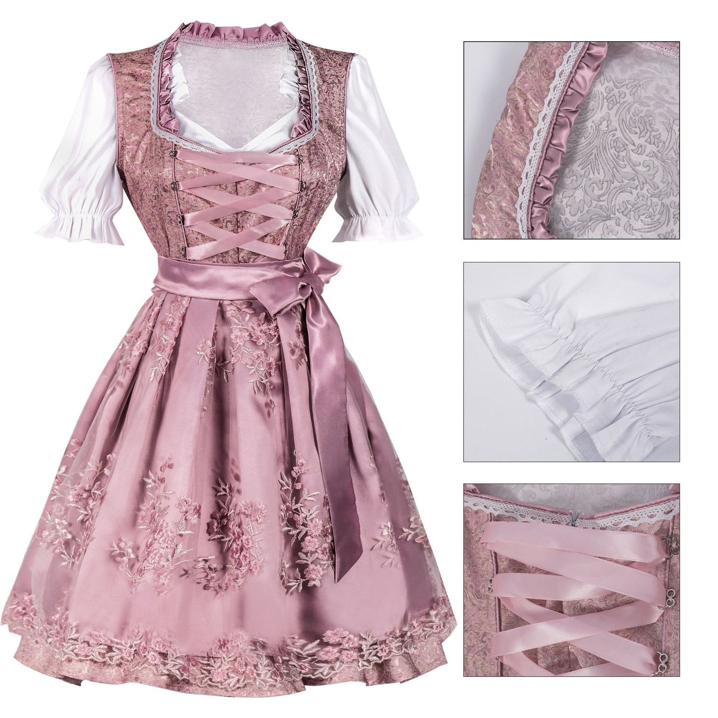 Women’s Halloween Beer Skirt Costume – Dress & Apron