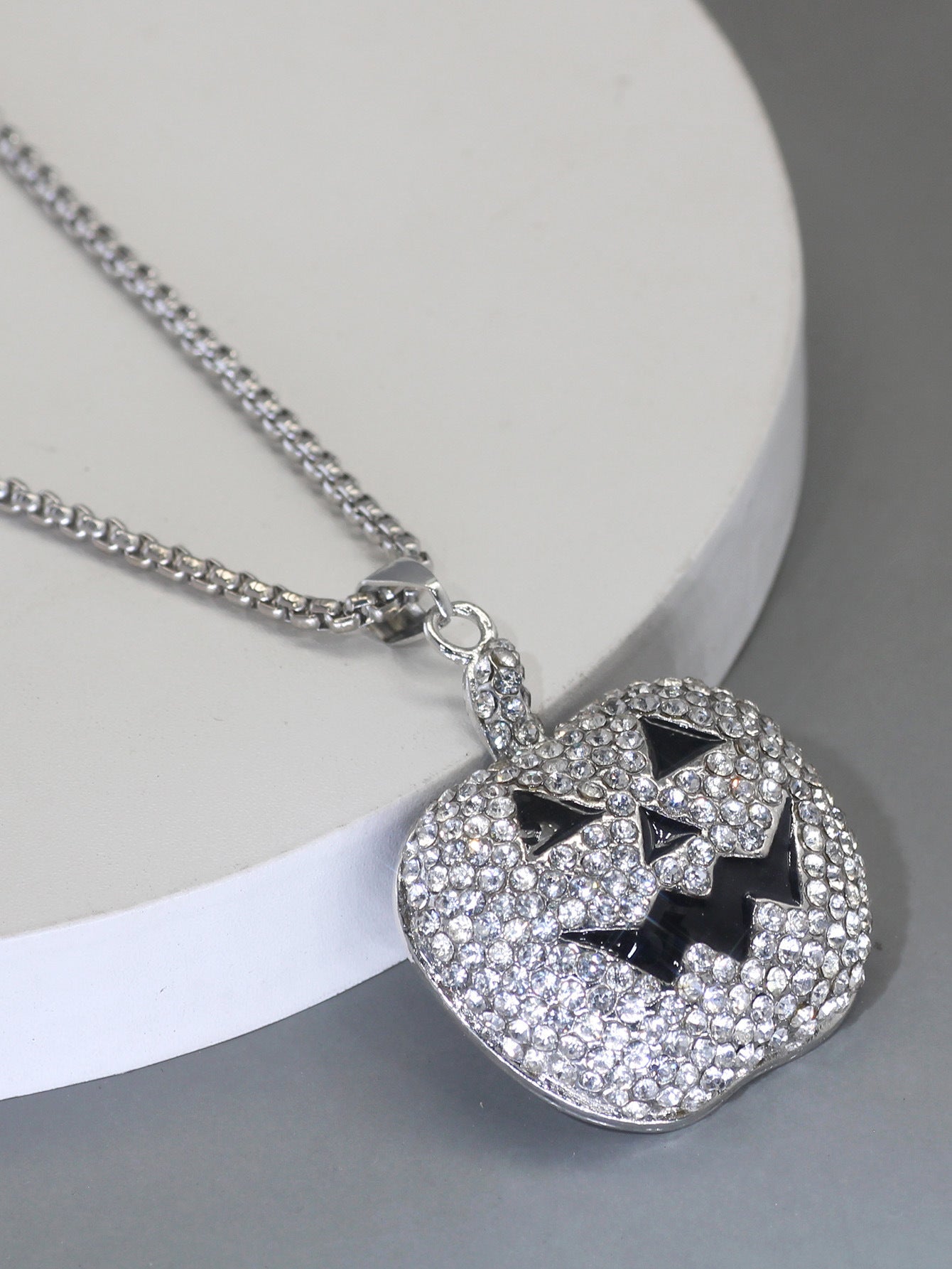 Halloween Pumpkin & Ghost Necklace – Unisex Pendant