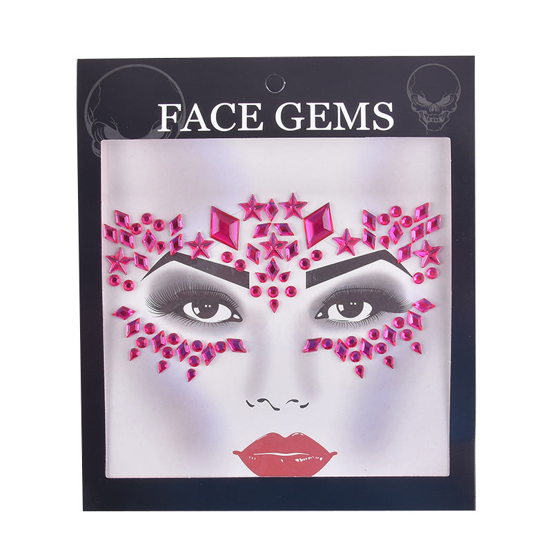 Halloween Face Tattoo Stickers