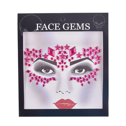 Halloween Face Tattoo Stickers