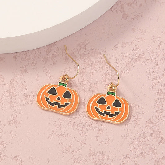 Geometric Alloy Halloween Earrings for Women