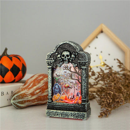 Halloween Tombstone LED Night Light – Spooky Decor