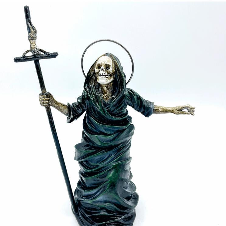 Halloween Black Wizard Resin Ornament