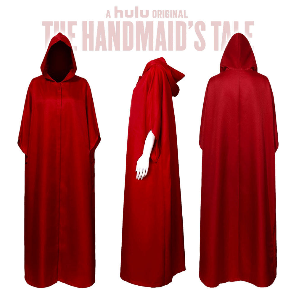 Offred Halloween Cosplay Costume for Women – Cloak & Dress