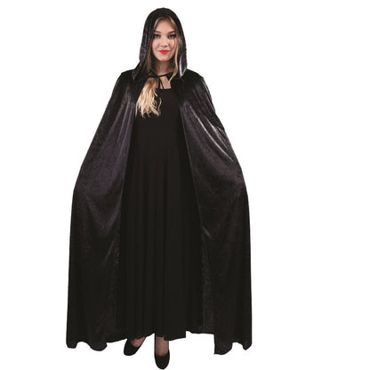 Halloween Gold Velvet Cape Cloak for Women
