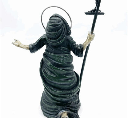 Halloween Black Wizard Resin Ornament