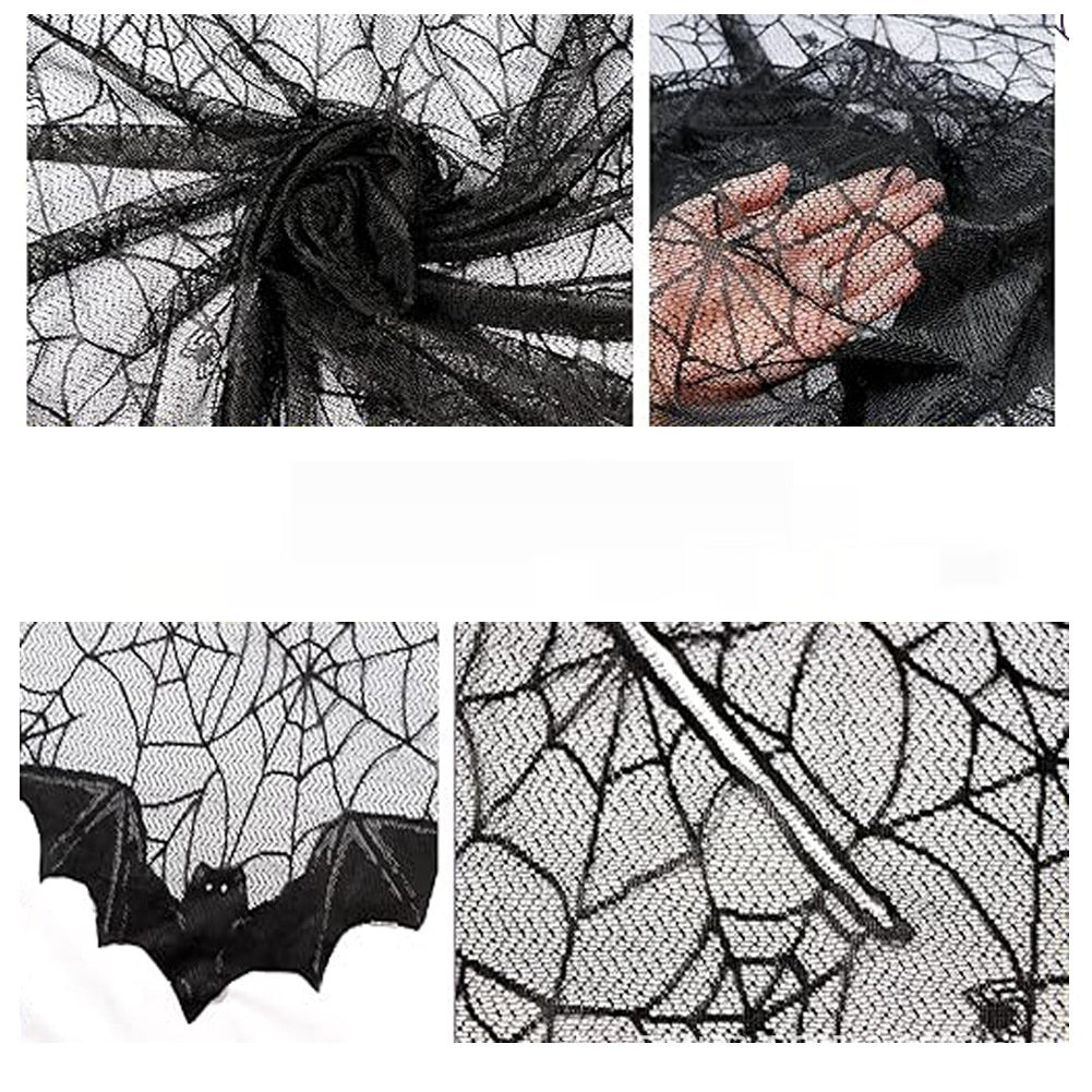 Halloween Bat Cloak Shawl – Black Party Costume