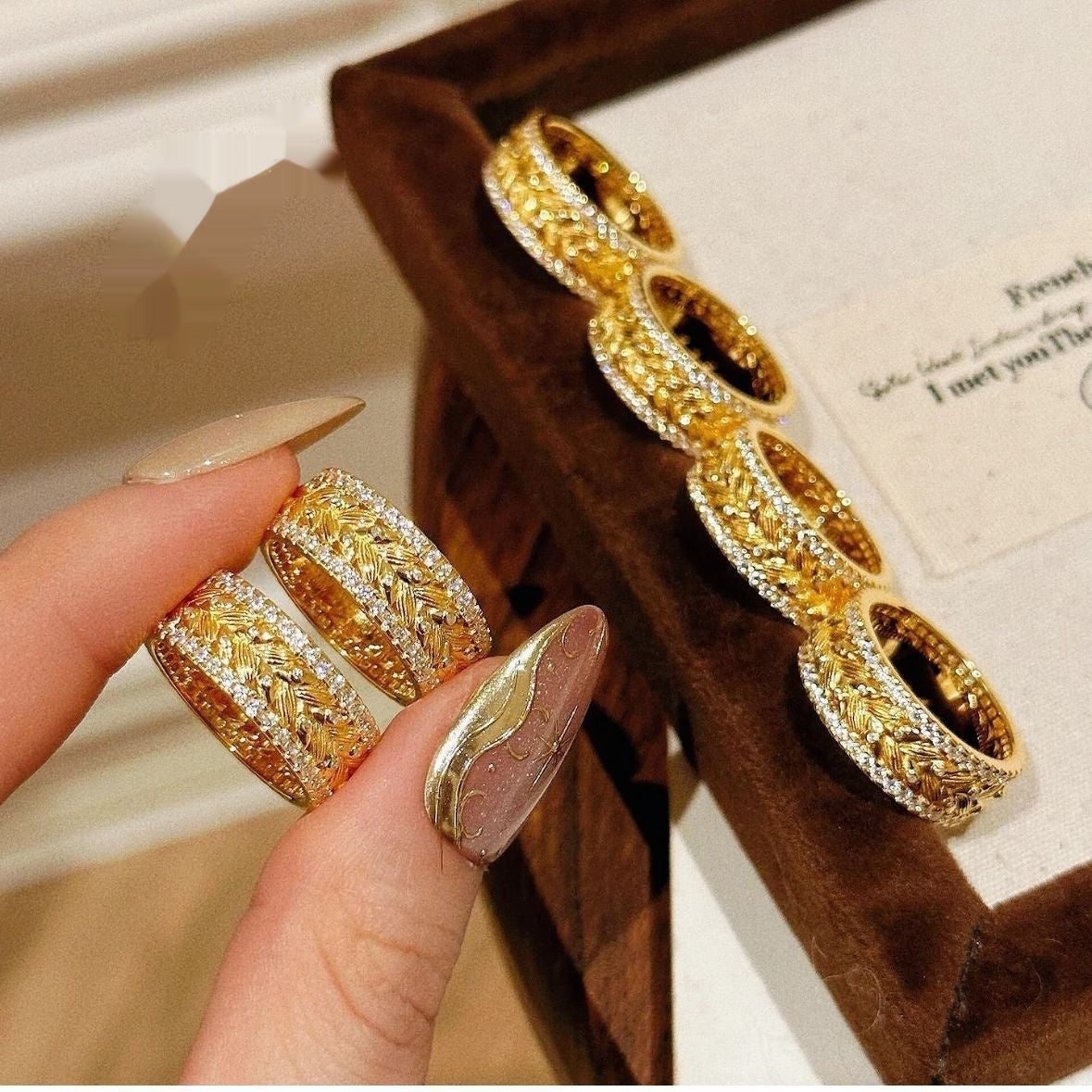Women's New Light Luxury Minority Unique Advanced Ring